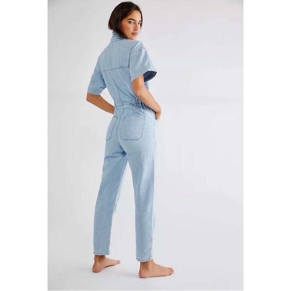 Free People x We the Free Marci Denim Jumpsuit - Picture 6 of 16